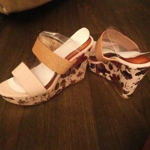 Floral inspired wedges